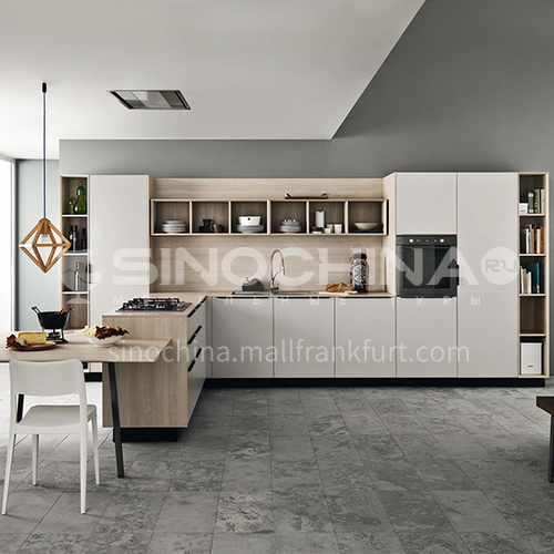 Modern style melamine simple design kitchen cabinet GK-038